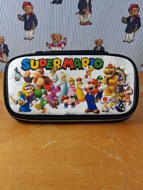 Nintendo Switch Super Mario Bros Characters Hard Bottom Travel Game Case